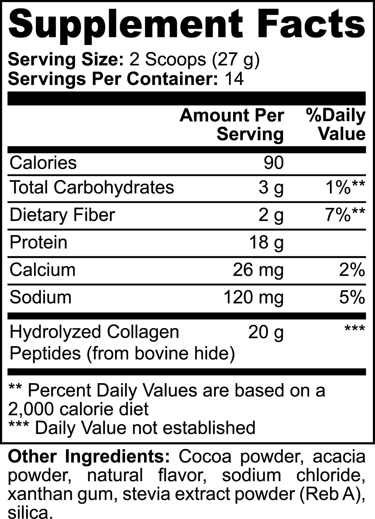 Grass-fed Kollagenpeptid-Pulver (Schokolade) | Schokoladenkollagen