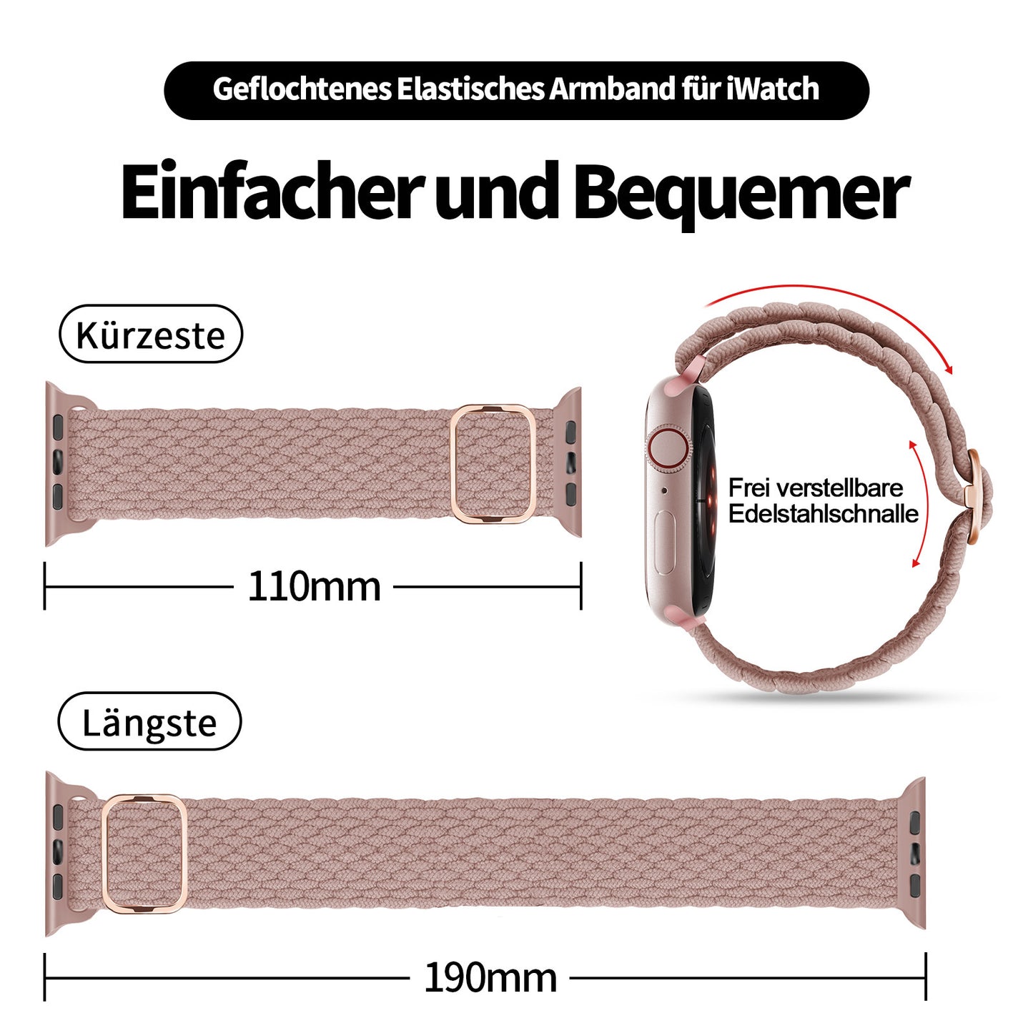 3 Uhren Armbänder M Modell - Twistify