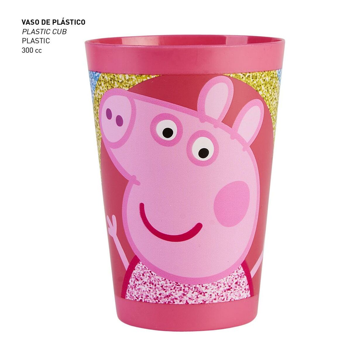 Peppa Pig Kulturtasche mit Zubehör – Fuchsia (4-teilig) - Twistify