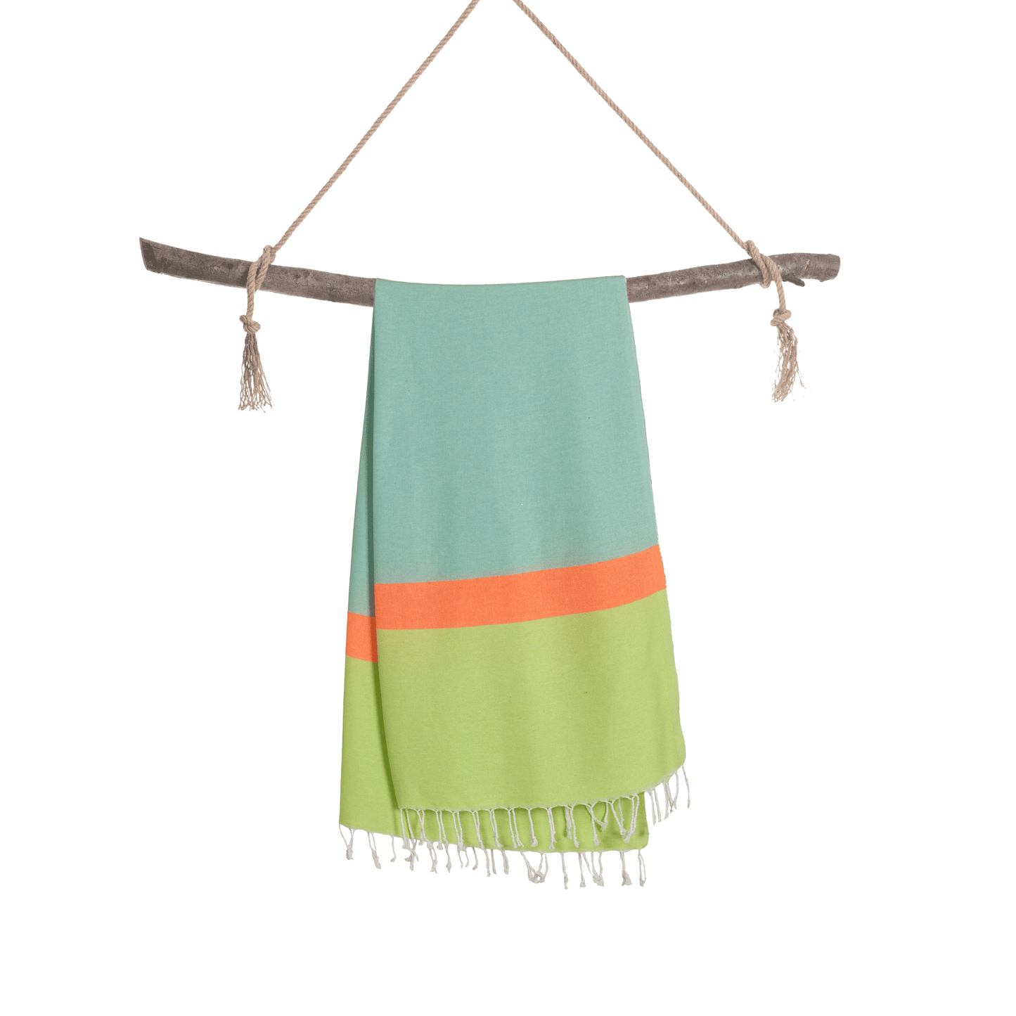 Neon Two-in-One Strandtuch und Tasche mit recycelter Baumwolle - Twistify