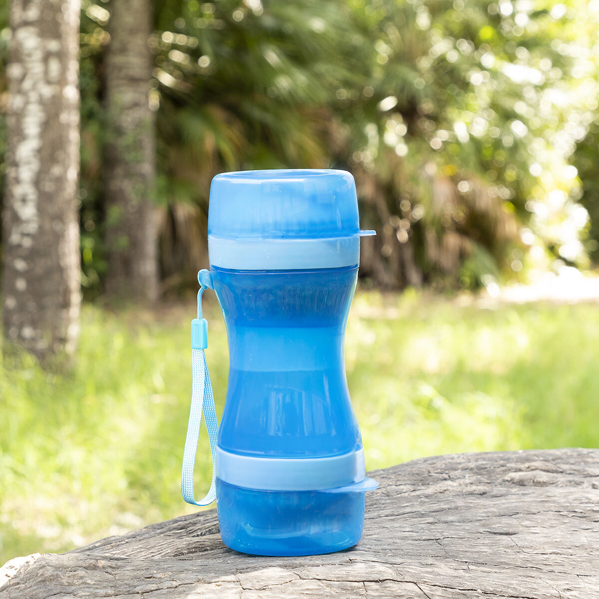 2-in-1 Flasche mit Futter- und Wasserschale - Twistify