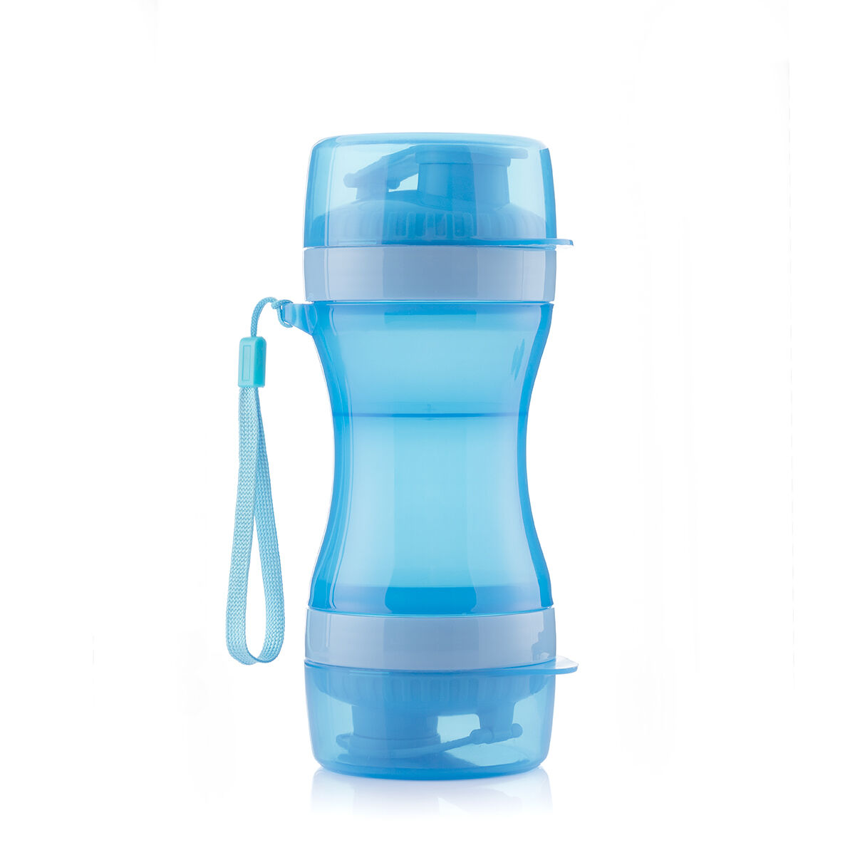 2-in-1 Flasche mit Futter- und Wasserschale - Twistify