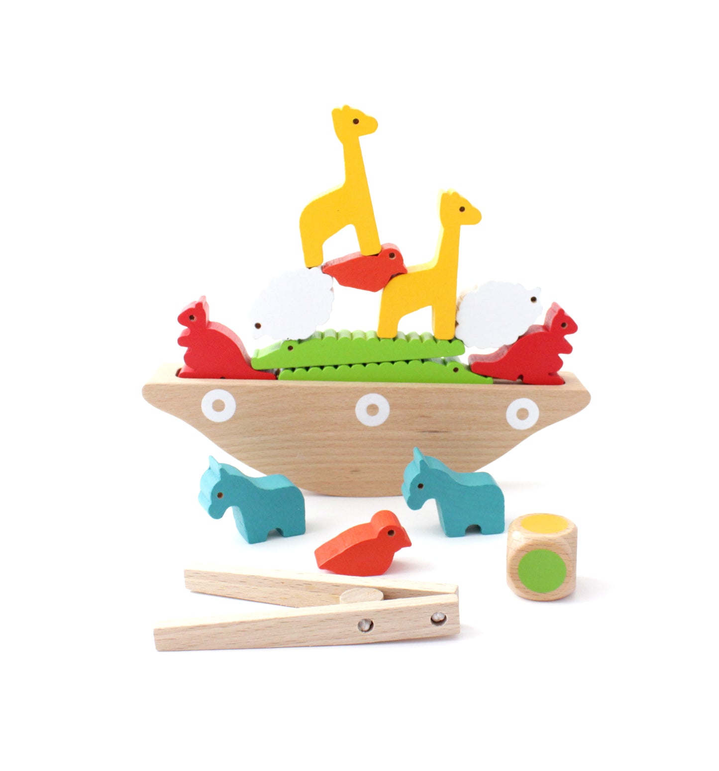 Holzklötze Balance Animal Game Montessori