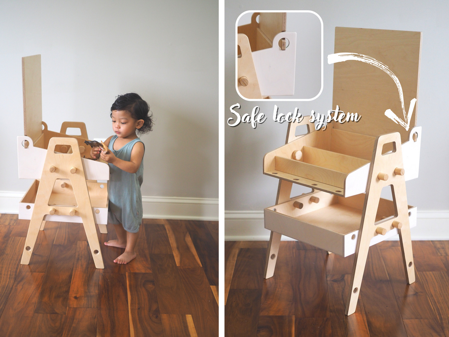 Montessori Kreidetafel-Kindertisch - Twistify
