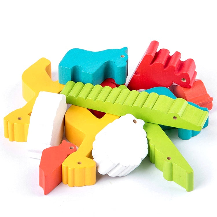 Holzklötze Balance Animal Game Montessori