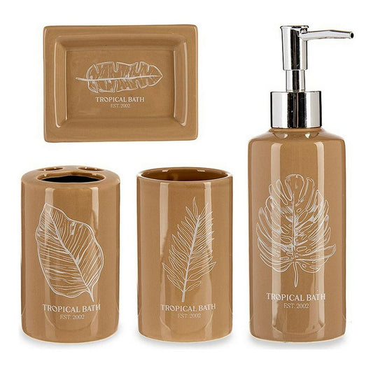 Badezimmer-Set Tropical Bath (4-teilig) - Twistify