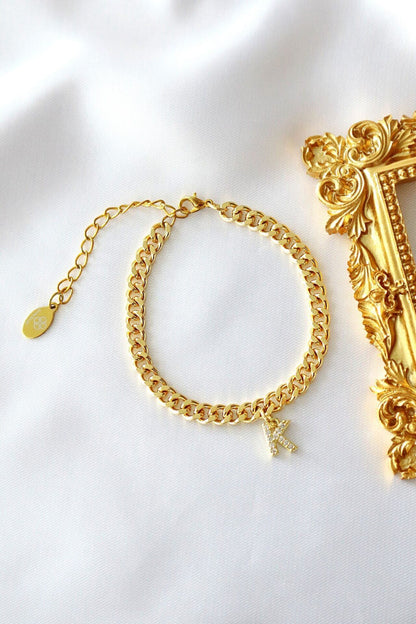 24K Benutzerdefiniertes dickes kubanisches Armband - Twistify